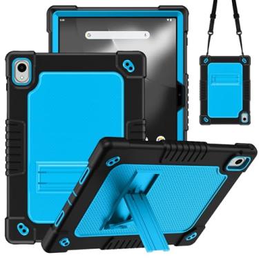 Imagem de Sozengba Onn 11 Capa para tablet Pro 2024, capa protetora resistente com alça de ombro para crianças, capa protetora para Walmart Onn Tablet Pro 11 polegadas 2024 Modelo: 100146660 (preto/azul)