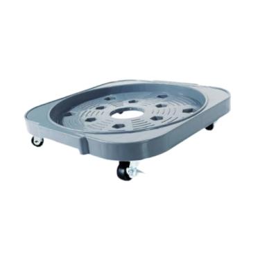 Imagem de Generic Gas Base Cilindro de Base Jardim Pote de Flores Mover Portátil Tanque Planta Stand para Banheiro da Banheiro ao ar livre cozinha