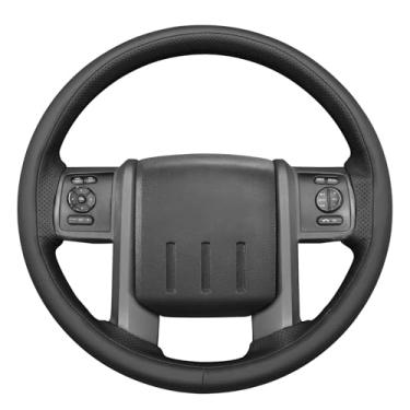 Imagem de MEWANT Capa de volante estilo 3D para Ford F-250 F-350 costurado DIY para Ford F-250 F-350 2008-2016 Acessórios de volante para Ford F-250 F-350