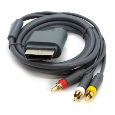 Imagem de Cabo Av Rca Áudio Vídeo Com 2,5 Metros Para Xbox 360 Slim - Lenox