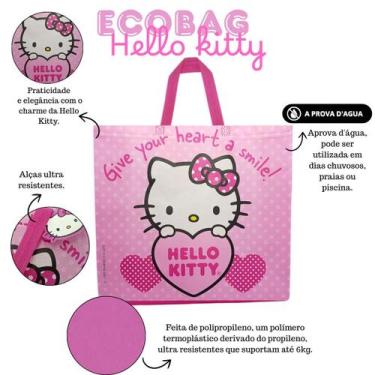 Imagem de EcoBag Sacola Hello Kitty Capacidade Extra Sanrio