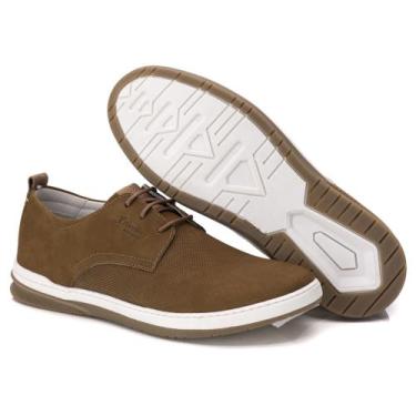 Imagem de Sapato Esporte Fino Gold Elegante e Confortável 7000 - Ranster, Castor