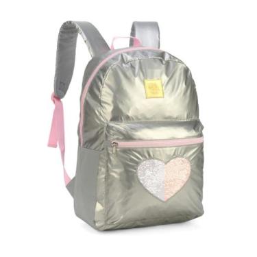 Imagem de Mochila De Costas Para Laptop Fashion Prata Up4You Mj48981 - Luxcel