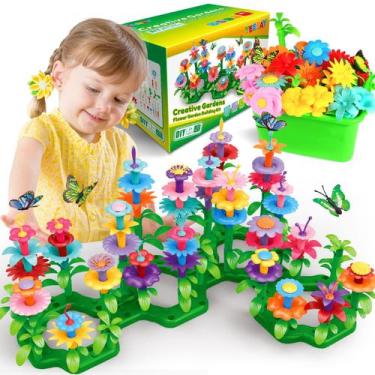 Imagem de Brinquedo de construção YEEBAY Flower Garden para meninas de 3 a 7 ano