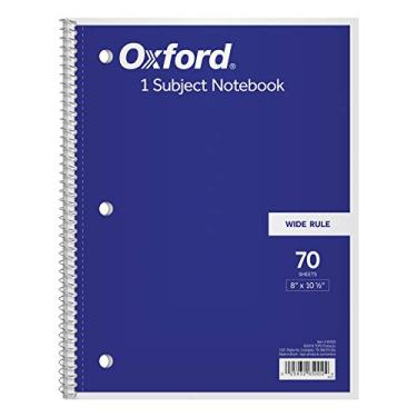 Imagem de Caderno Oxford 1 matéria, 20,3 x 26,6 cm, pauta ampla, 70 folhas (65002)
