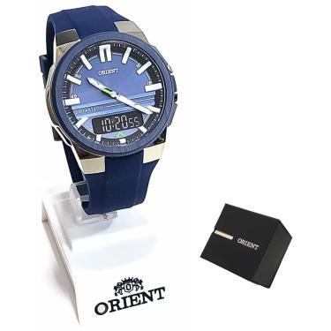 Imagem de Relógio Orient Masculino Anadigi Solartech Azul MTSPA005 D1DX