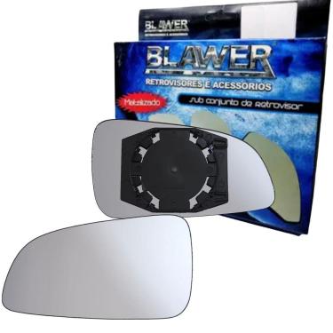 Imagem de 97227 - Vidro Espelho Retrovisor Lado Esquerdo Com Base Vectra 2006 a 2010 - Blawer