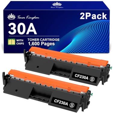 Imagem de Toner Kingdom Cartucho de toner de substituição 30A CF230A para HP 30A cartucho de toner preto 30X CF230X para HP Laserjet Pro MFP M227fdw M203dw M227fdn M227sdn M227 M203dn M203d M203 impressora (2