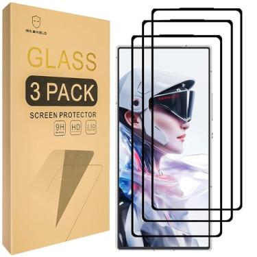 Imagem de Mr.Shield Protetor de tela compatível com RedMagic 10 Air [cobertura completa] [vidro temperado] [pacote com 3] [vidro japonês com dureza 9H]