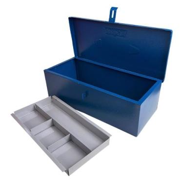 Imagem de Caixa Ferramenta Bau Com Estojo 36cm Modelo 01 Fercar