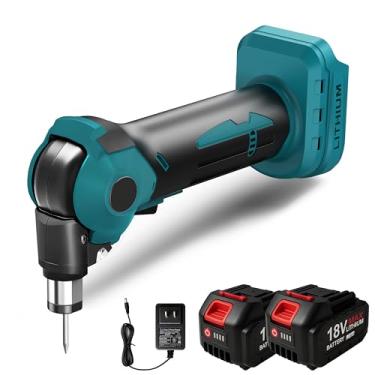 Imagem de Palm Nailer Martelo automático sem fio compatível com bateria Ma-kita 20V/18 V, pregador de enquadramento elétrico, pistola de pregos ajustável de 0-90° com ponta magnética para uso com uma mão em