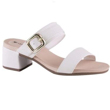 Imagem de Sandalia Via Uno Salto Bloco Ref 889004siavv Branco Off 034