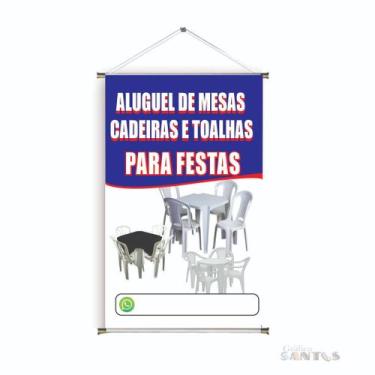 Imagem de Banner pronto Aluguel para festa BA 534 medida 45x70 cm arte Pronta