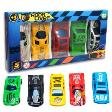 Imagem de 5 Carrinhos de Brinquedo Carro Mini Car Corrida Carrinho Velozes
