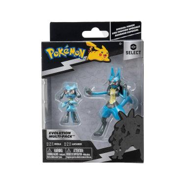 Imagem de Pokemon Multipack De Evolução Com 2 Boneco Riolu E Lucario