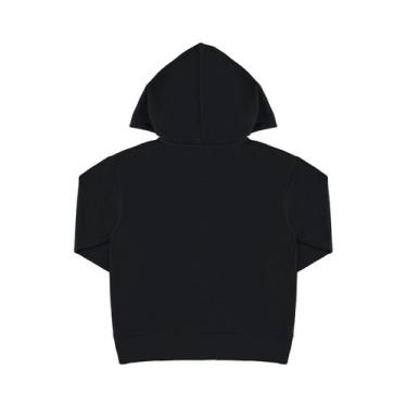 Imagem de Jaqueta Básica em Moletom Juvenil Gloss, Preto, 4