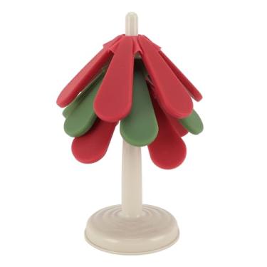 Imagem de Forma da árvore Silicone Calas -russas resistentes a calor Pads de isolamento dobrável tape (Base redonda)