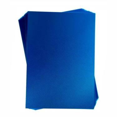 Imagem de Capa Para Encadernação A4 Azul Royal Line Pp 0,30 100un - Cassmar 