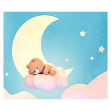 Imagem de Papel de Parede Adesivo Infantil Ursinho Bebe Quarto - 556pcm - Allodi