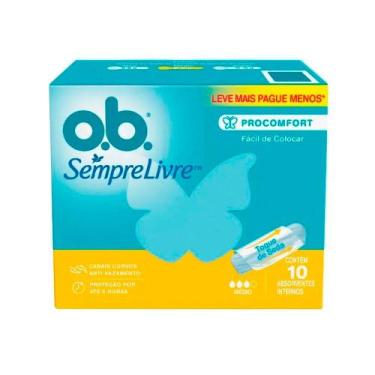 Imagem de Absorvente Interno Sempre Livre 10 Unidades