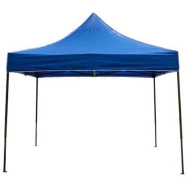 Imagem de Gazebo Dobrável Impermeável Tenda Poliéster Metal 3X3 - Azul