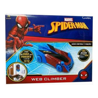 Imagem de Carrinho Controle Remoto Candide Homem Aranha Web Climber - Candide 5854