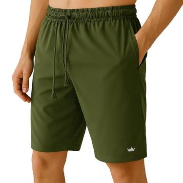 Imagem de Shorts Masculino Tactel Super Estilo Com Bolso e Regulagem de Academia