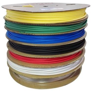 Imagem de Espaguete Tubo Termoretrátil 2mm - Rolo de 1 Metro - Cores Variadas - 