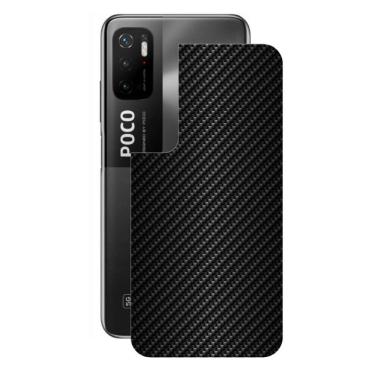 Imagem de Película para Xiaomi Poco M3 Pro - Traseira de Fibra de Carbono Preta - Gshield