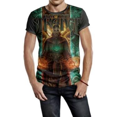 Imagem de Camisa Masculina Doutor Estranho Doctor Strange Ref:804 - smoke, Preto