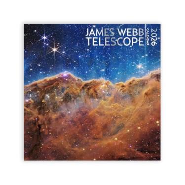 Imagem de Calendário de parede grande James Webb Space 2026 | Calendário de parede de astronomia | Calendário estrela 2026