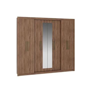 Imagem de Guarda Roupa 8 Portas E 4 Gavetas C- Espelho Héster Freijo - Carraro