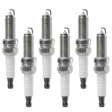 Imagem de Jaxivo 93175 Velas de ignição de irídio platina para Honda 08-17 Accord, 08-19 Odyssey, 09-19 Pilot Ridgeline, 11-16 Genesis Coupe, 13-18 Santa Fé, 21-24 Palisade, 6Cyl Replace LKR7DIX11S Conjunto de
