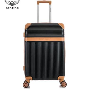 Imagem de Mala de Viagem Média 23kg SANTINO Giratória 360º Expansiva Cadeado TSA