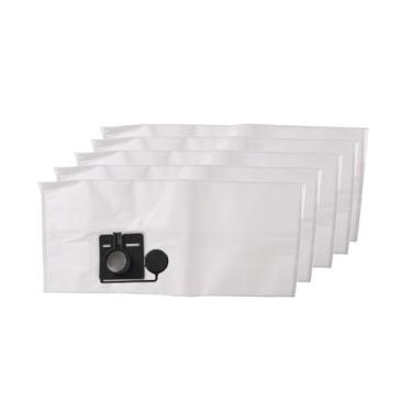 Imagem de Pacote com 5 sacos de filtro de vácuo 452970 de substituição para extrator de pó Festool CT 22 452970 sacos de aspirador de pó, sacos de autolimpeza de tecido reforçado resistente a rasgos