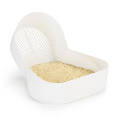 Imagem de Lavador De Arroz Plástico Com Escorredor Multiuso Para Grãos, Frutas E Legumes