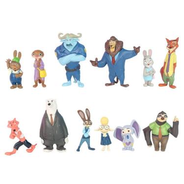 Imagem de Coleção de bonecos Zootopias Animal Metropolis x12