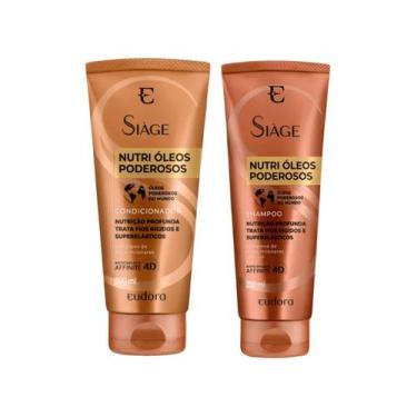Imagem de Shampoo e Condicionador Eudora Siàge Nutri Óleos - Poderosos