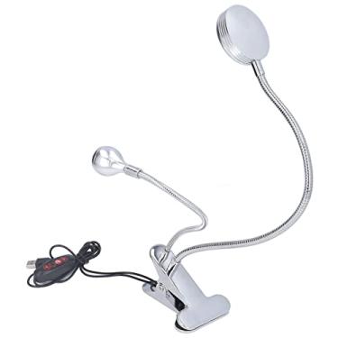 Imagem de KIMISS LED de LED Ajustável Ponha de Cabeça de Ganso da Lâmpada de Mesa - 10 Níveis de Brilho para Leitura e Estudo, USB Alimentado Com Design Ble para Quarto e Escritório