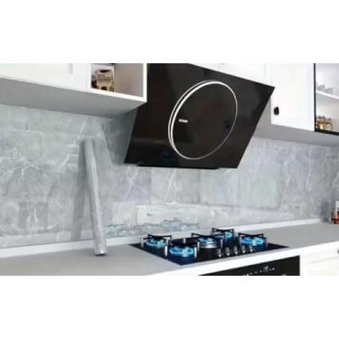 Imagem de Papel De Parede Adesivo De AlumíNio Para Cozinha – à Prova De áGua E Resistente A óLeos, Adequado Para ArmáRios E Paredes(G2-61/70,3M*60CM)