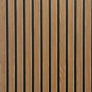 Imagem de Papel de Parede Madeira Adesivo - Auto Adesivo quarto sala Decorativo Madeiras Conveniente E Eficiente Elegante E Prático(Madeira Ripado,5 Metros)