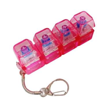 Imagem de Teclado De Dedo Com 4 Teclas, Brinquedo Antiestresse, Clicker Para Fes