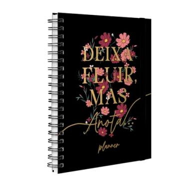 Imagem de Agenda Planner Permanente Opulence Deixa Fluir Mas Anota Preto