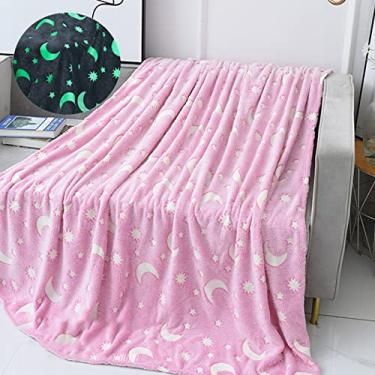 Imagem de Manta Super Soft Fuzzy com Padrões Brilhantes de Flanela Plush Confortável Sem Rugas Respirável Leve e Quente para Sofá Cama Presente Feriado Aniversá