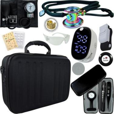 Imagem de Kit Estagio Saude Medicina Enfermagem Farmacia Completo Top - Love Sau