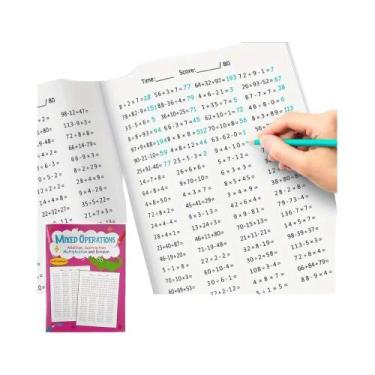 Imagem de Caderno De Exercícios De Matemática De 3ª a 4ª Série, Operações Mistas