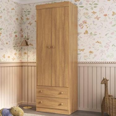Imagem de Guarda-roupa Infantil 62cm 2 Portas e 2 Gavetas Encanto Multimóveis MP