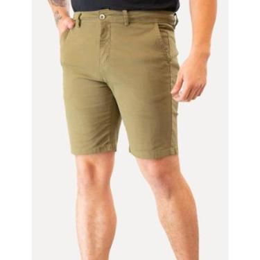 Imagem de Bermuda Original Penguin Masculina Sarja Chino Elastano Cáqui-Masculino