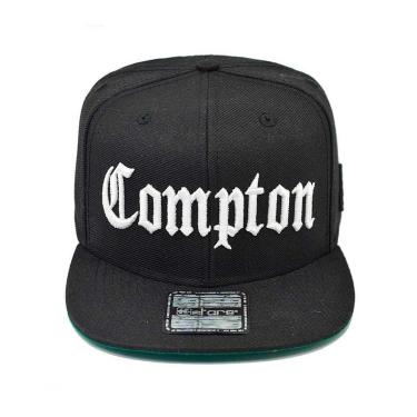 Imagem de Boné Snapback Aba Reta Bordado Preto E-stars-Masculino