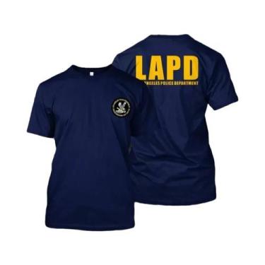 Imagem de Camiseta Masculina Personalizada LAPD Los Angeles Police Com Estampa F